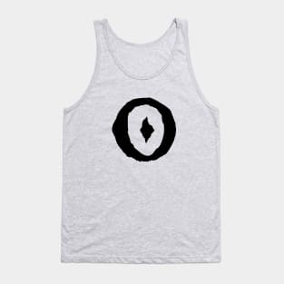 Omen "O" Black Tank Top